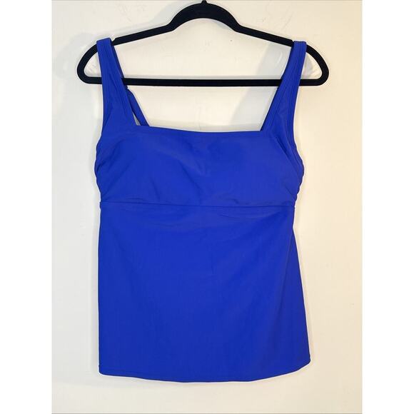 NWT Kona Sol Size XL 16 Royal Blue Underwired Swim Top With Back Hook Closure - Picture 1 of 13